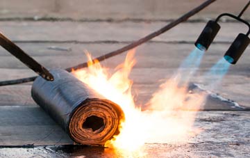 Curr asphalt flat roofing repairs